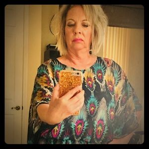 Lilly Lou Peacock Wing Blouse